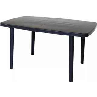 Mesa Retangular Com Pés Desmontáveis De Plástico Fácil De Guardar E Limpar Com Furo Guarda Sol em Oferta na Shopee