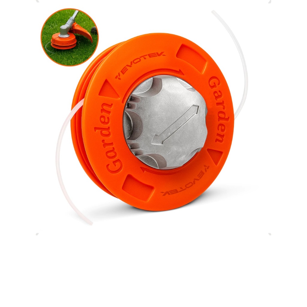 Carretel Automático de Nylon Reforçado Roçadeira Universal Bate/Libera Rosca M10 × 1,25 em Oferta na Shopee