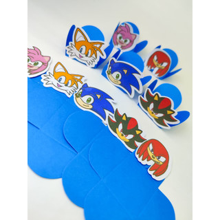 Forminhas 3D SONIC FAZEMOS EM QUALQUER TEMA