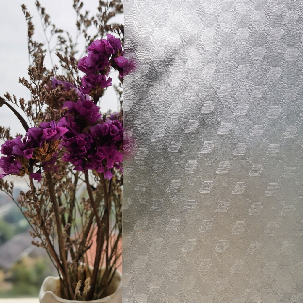 Revestimento Autoadesivo Vinil Trelica Diam Rolo com 45cmx2m Película Envelopar Janelas Box Banheiro Janelas