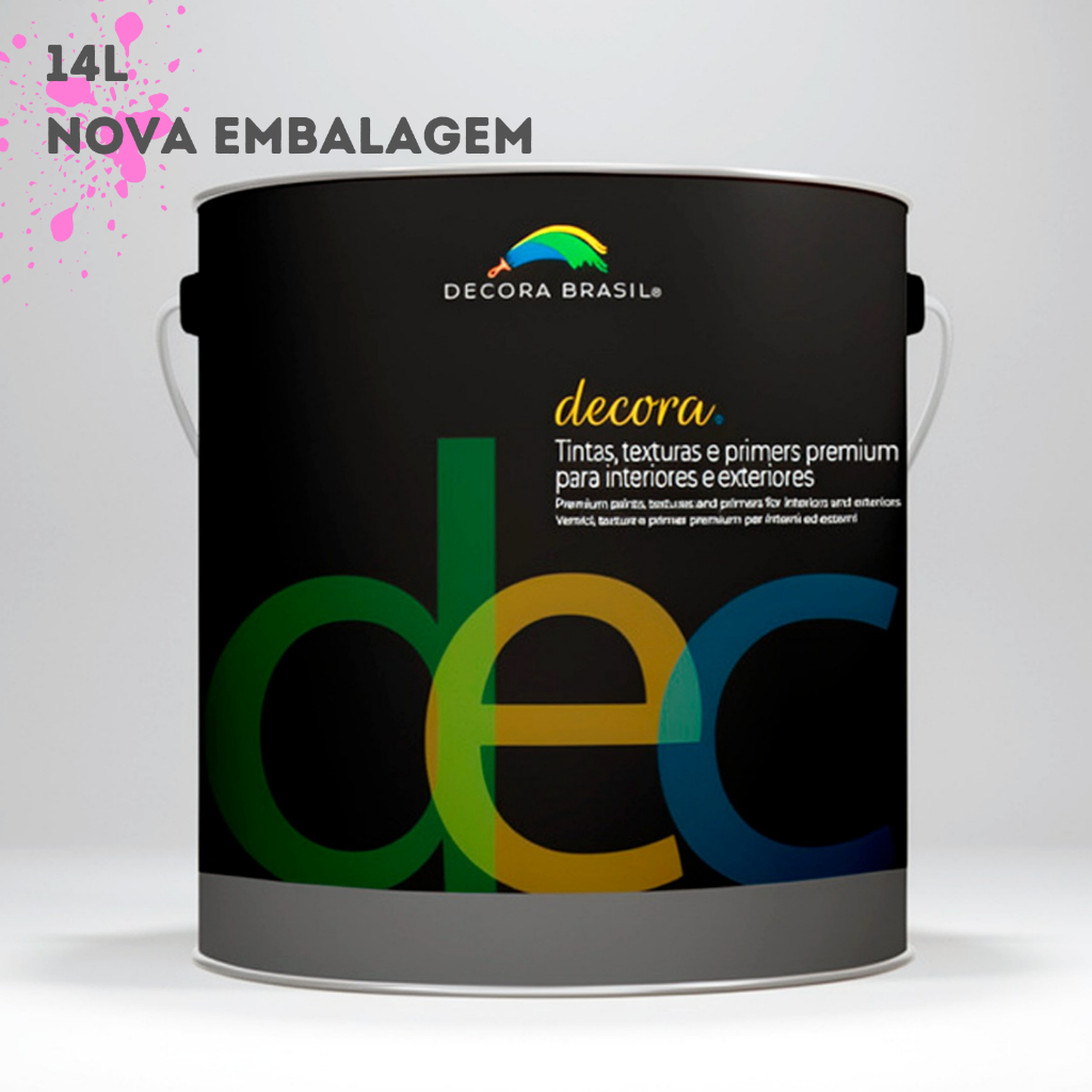 Tinta Látex Premium – Gesso, Madeira, Concreto, Drywall - Alto rendimento 14L
