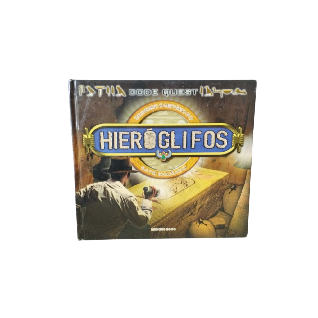 Hieróglifos: Desvendando o Mistério do Gato Dourado - Brinque-Book          (CAPA DURA)