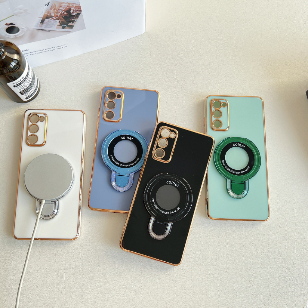 Capinha Samsung A56/A36/A26/A16/A06/A17/A07/M56/M36/M16/M53/M33/M23/M13/M52 com Suporte Magnético em Oferta na Shopee