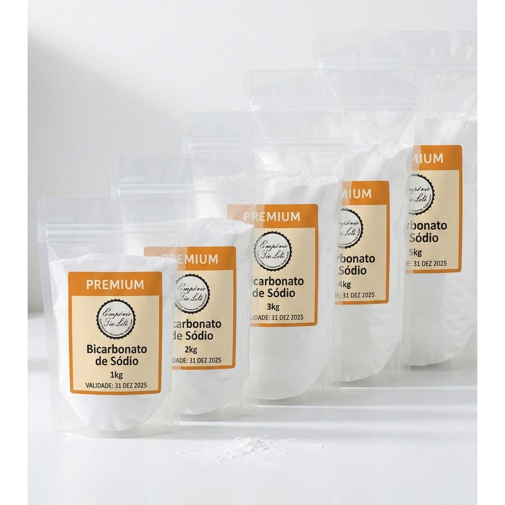 BICARBONATO DE SÓDIO ORIGINAL 100% PURO 2KG, 3KG, 4KG E 5KG - MULTIUSOS