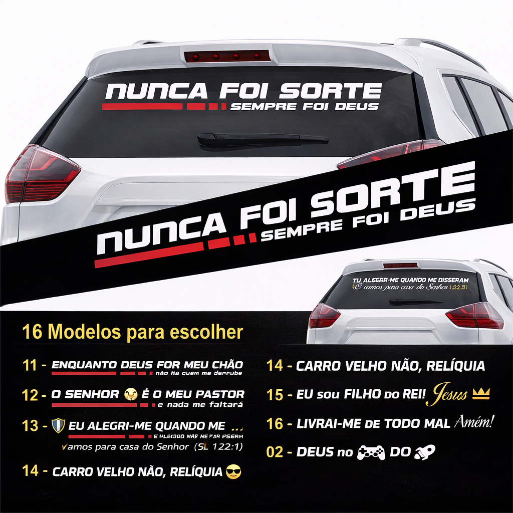 Adesivo Automotivo Vinil Carro Moto - Modelos Variados