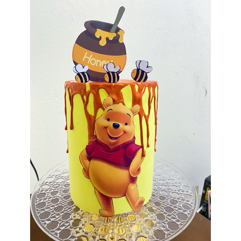 Bolo Fake EVA ursinho pooh