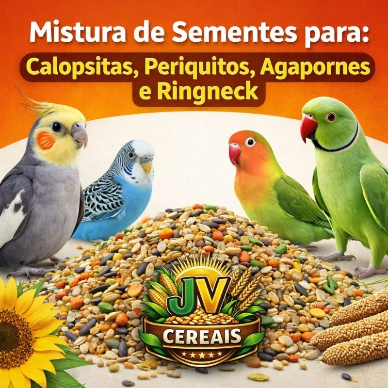 Mistura para Calopsita Periquito Agapornis 5kg