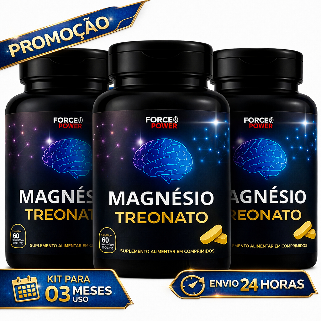 03 Magnésio Treonato ORIGINAL Treonina Total 180 Comprimidos  (  KIT PARA 03 MESES USO  ) em Oferta na Shopee