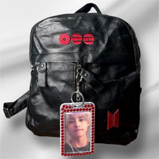 MOCHILA DE COURO DO BTS - BTS WORLD TOUR em Oferta na Shopee