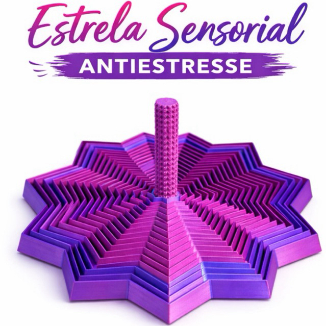 Estrela Sensorial Antiestresse Fidget Ansiedade | Brinquedo Relaxante Infantil e Adulto | Coordenação Motoraq qq em Oferta na Shopee