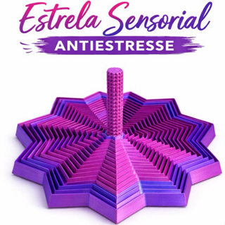 Estrela Sensorial Antiestresse Fidget Ansiedade | Brinquedo Relaxante Infantil e Adulto | Coordenação Motoraq qq em Oferta na Shopee