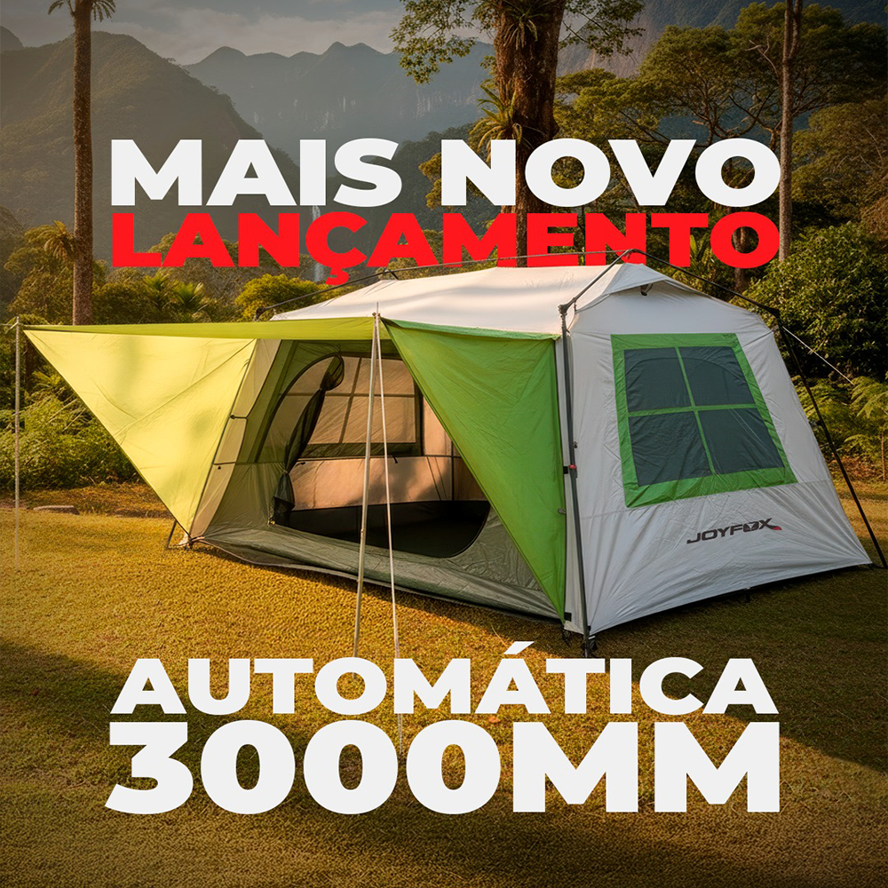 Barraca Camping Familiar Automatica Grande Joyfox Impermeavel 3000mm, Conjunto De Tenda Gazebo E Barraca Acampamento em Oferta na Shopee