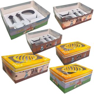 10 Caixas KIT CONFEITEIRO  Tampa de Acetato 25mm Que Permite Empilhamento, Ovo de Páscoa de Colher 100g. em Oferta na Shopee