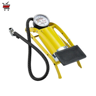 Bomba De Ar Com Pedal Alta Pressão Para Encher Pneu Moto Bike