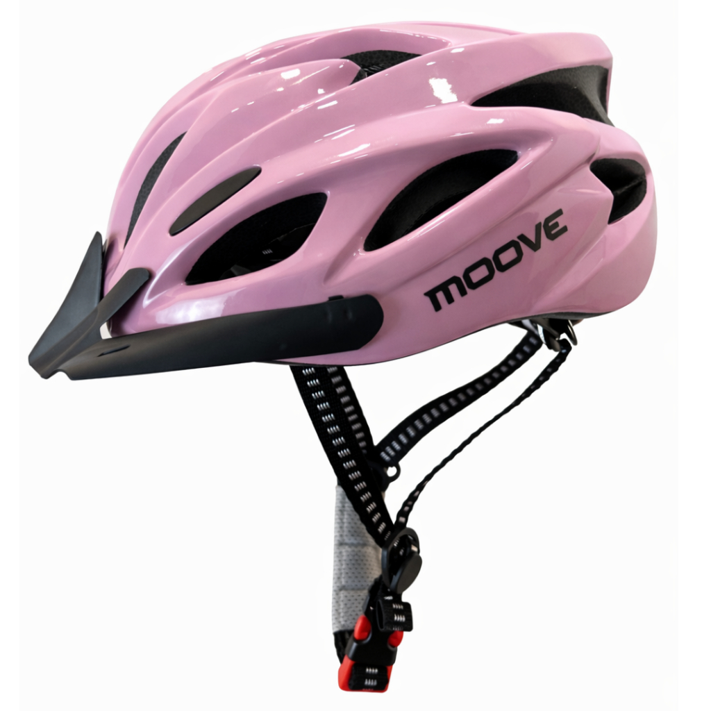 Capacete Ciclismo Moove Mtb Speed Rosa - Fecho Ajustável M e G