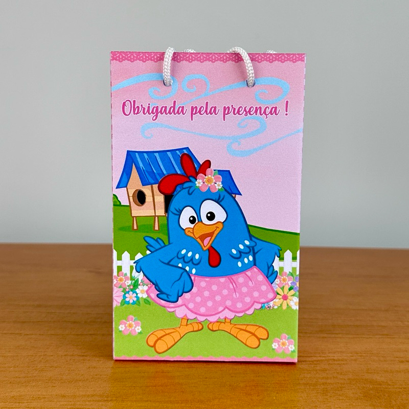Sacolinhas Surpresa Personalizadas Galinha Pintadinha – PEGUE E MONTE | Lembrancinha de Aniversário