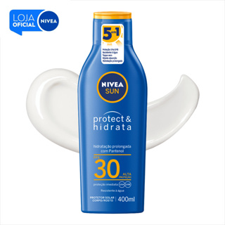 NIVEA SUN Protetor Solar Protect & Hidrata FPS 30 400ml BBB 26 em Oferta na Shopee