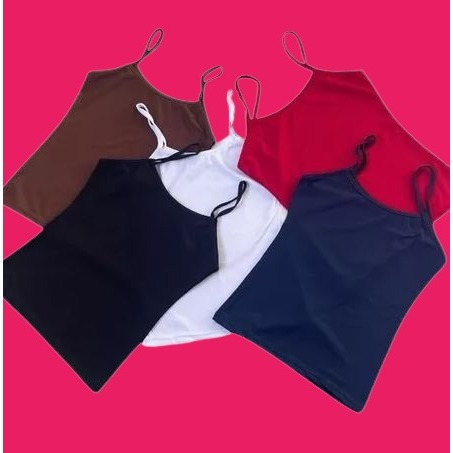 Blusa De Alcinha Canelada Moda Primavera/verão