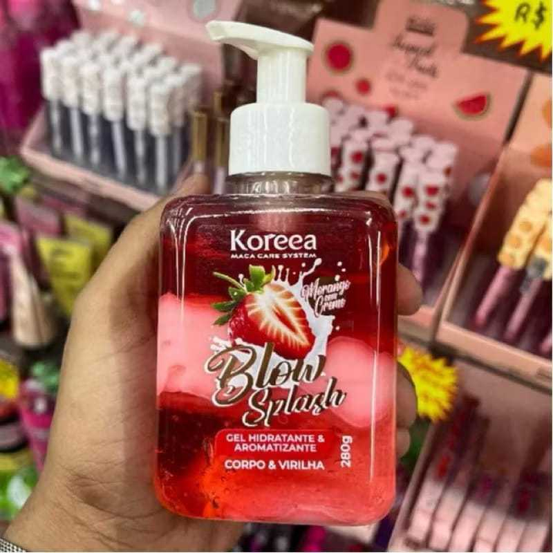 Blow Splash Koreea 280g Gel Beijável Para Corpo, Saboroso, Hidratante e Aromatizante em Oferta na Shopee
