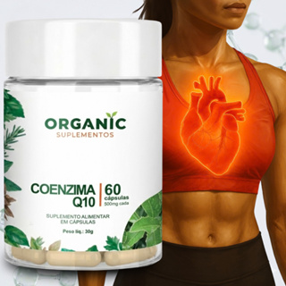 Coenzima Q10 com Ômega 3 e Vitamina E – 60 Cápsulas | Energia, Coração Saudável e Ação Antioxidante Envio Imediato em Oferta na Shopee
