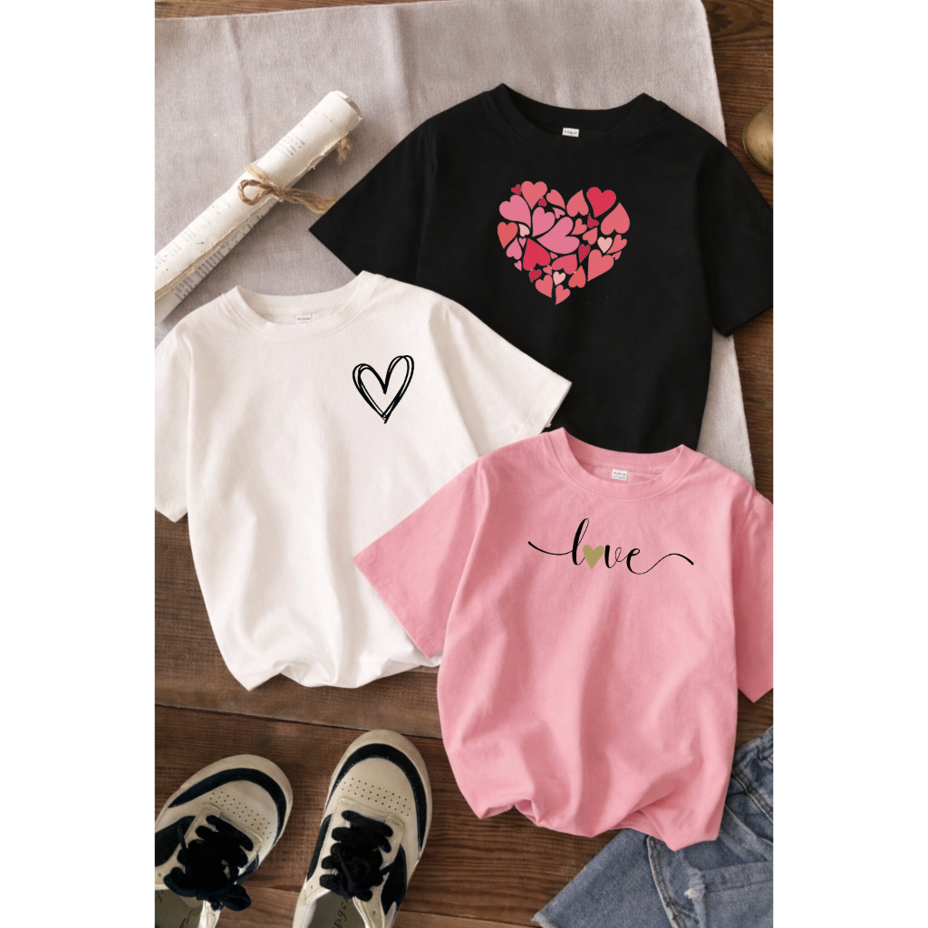 Kit 3 Camisas Estampadas Fofas Camiseta Feminina Menina 100% Algodão do 4 ao 16 em Oferta na Shopee