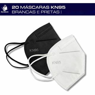 20 Máscara Descartável PFF2 KN95  | Sem Válvula + Proteção e Qualidade! em Oferta na Shopee