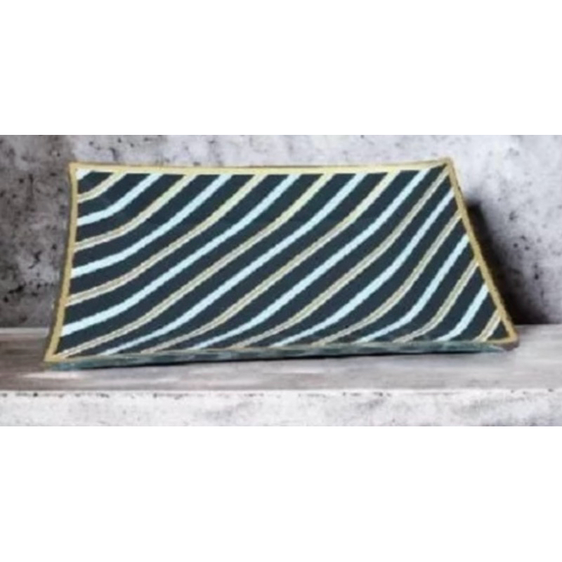 TRAVESSA DE VIDRO | TAM.: 16X10CM | LOUÇAS | CASA E DECORAÇÃO | PETISQUEIRA | PRATO | CENTRO DE MESA | FRUTEIRA | COZINH