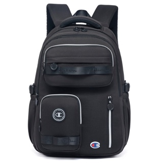 Mochila Preta Champion Original Reforçada Juvenil Bolsos Espaçosa em Oferta na Shopee