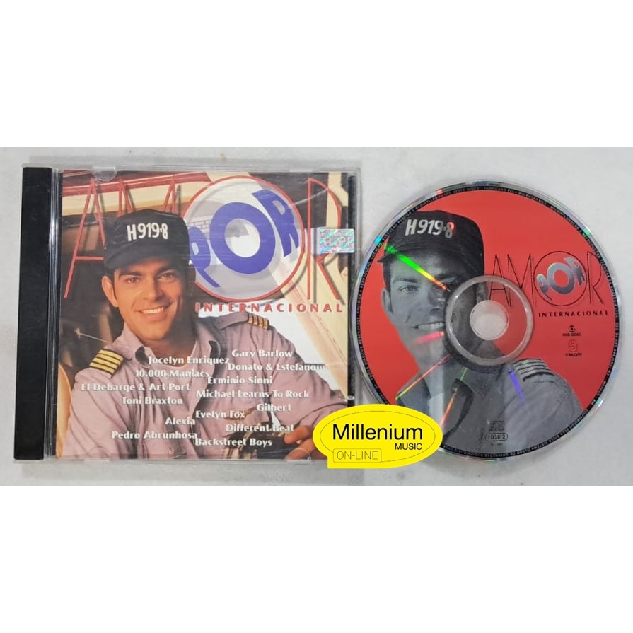 CD Por Amor Trilha Sonora Internacional Da Novela 1997 Original Gravadora Colecionador Ótimo Estado