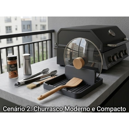 Organizador de Utensílios de Cozinha Descanso para Colher e Tampa, Casa, Decoração, organizador em Oferta na Shopee