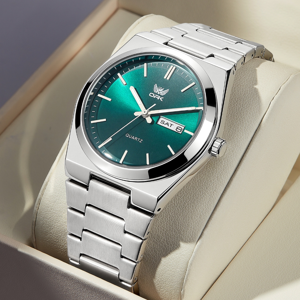 OPK Relógio Masculino De Aço Inoxidável À Prova D'Água Casual Business Luxury Original 8189 em Oferta na Shopee
