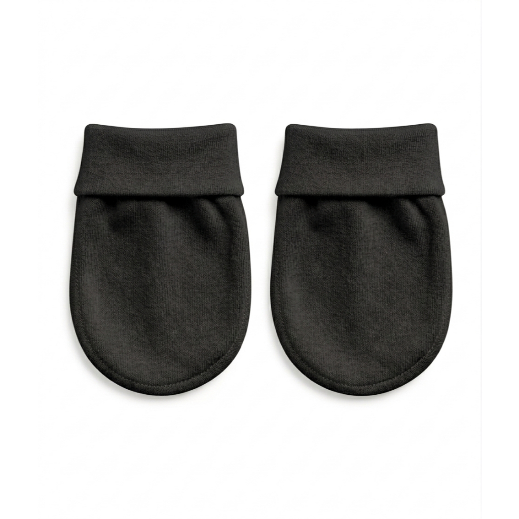 Luva para Bebê Suedine 100% Algodão Antialérgico - Par Avulso ou Kit 3 Pares - Proteção e Conforto Recém Nascido
