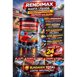 Manta Líquida 4KG Impermeabiliza e Protege Lajes e Telhados Várias Cores em Oferta na Shopee