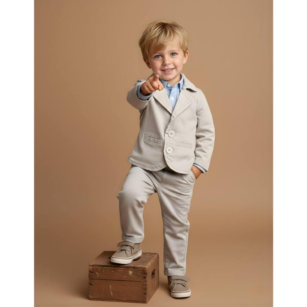 Blazer Social Infantil Menino Batizado Casamento Festa Cerimônia Confortável