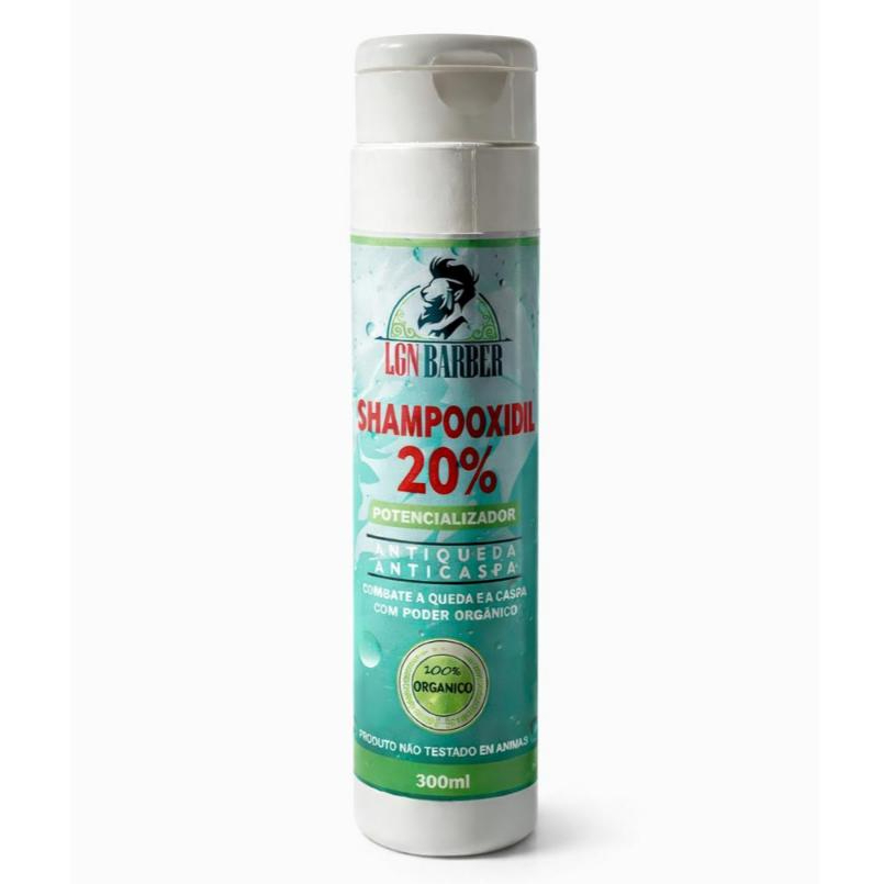 Shampoo potencializador anticaspa/antiqueda (100% orgânico) 300ml - LGN Barber