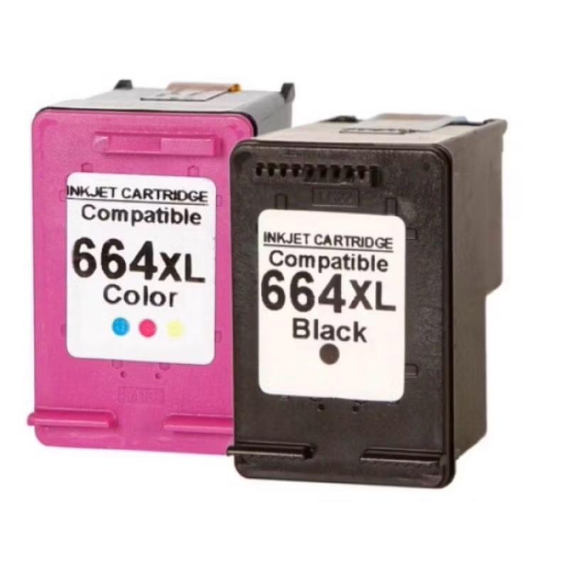 2 cartuchos 1 664xlcolorido 1 664xlpreto
