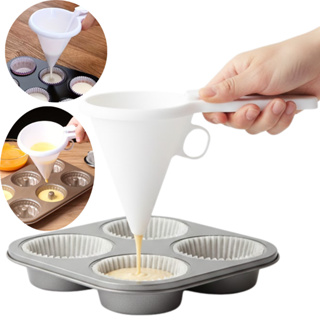 Funil Plástico Dosador Confeitaria Massas Dosar Cupcake Doces Dispensador Creme Chocolate Decoração em Oferta na Shopee