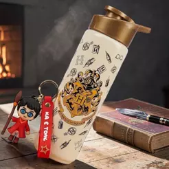 Garrafinha Harry Potter Original Licenciada BPA Free 700ml Com ou Sem Chaveiro Infantil