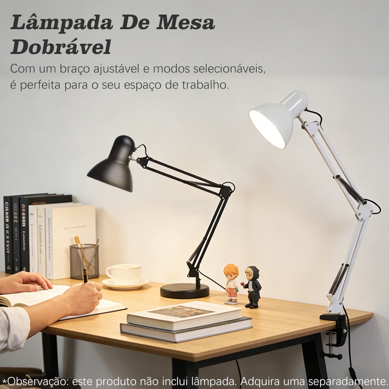 Luminária De Mesa Articulado Abajur Luminária Dobrável Luminária Para Salão De Beleza Escritório