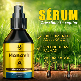 Serum Capilar Monovit A Cresce Cabelo Sobrancelha e Barba Folione em Oferta na Shopee