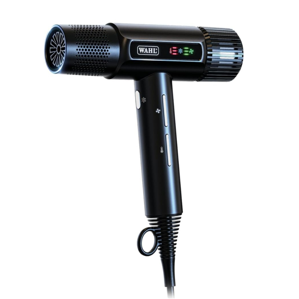 Secador Profissional Wahl Vanquish 1600W, Motor Digital, Tela Led, 4 Temperaturas e 3 Velocidades