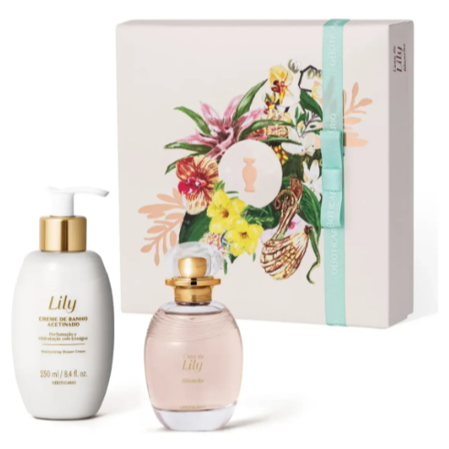 Kit Presente L'eau De Lily Blanche O Boticário Original
