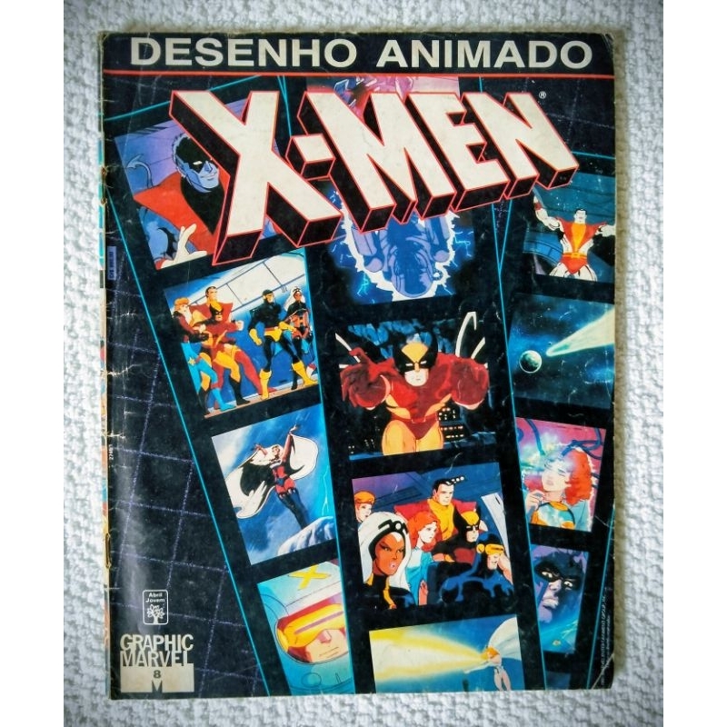 Graphic Marvel /abril N° 08 - Adaptação Do Desenho Animado dos X-men (1991) - Raridade **No Estado**