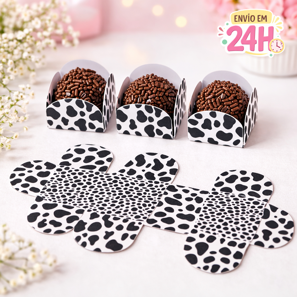Forminha de Doces Personalizada no Tema Vaquinha  /Lembrancinha de Festa /Aniversário