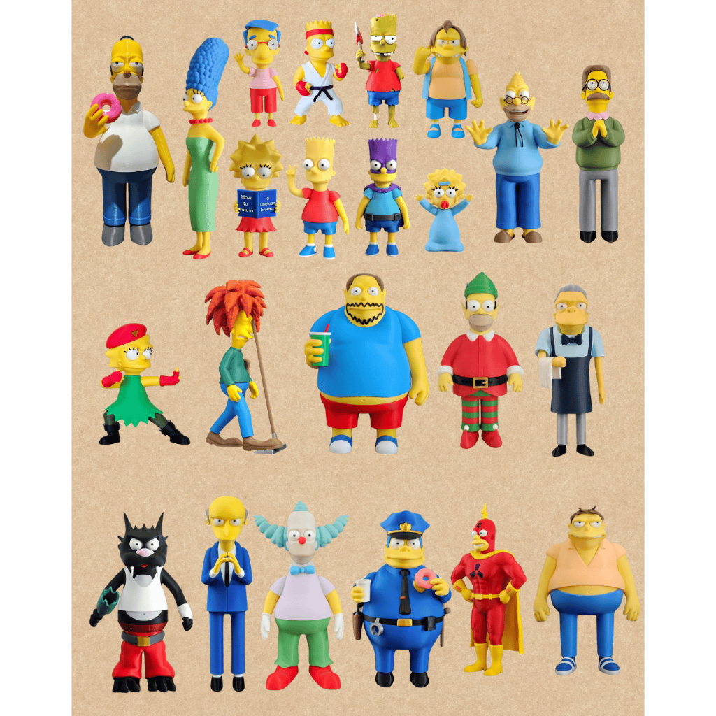 Bonecos The Simpson Vários Personagens