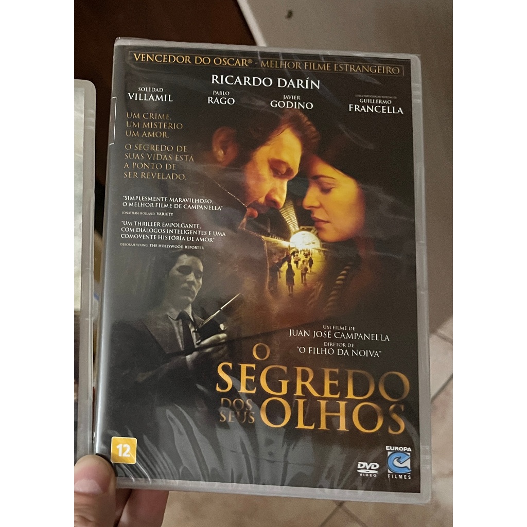 O Segredo dos seus Olhos - Ricardo Darín filme mistério original DVD Vencedor Oscar
