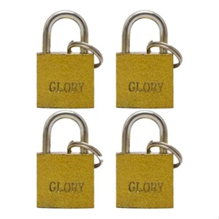 Kit 4 cadeados 20mm com 2 chaves marcas aleatorias em Oferta na Shopee