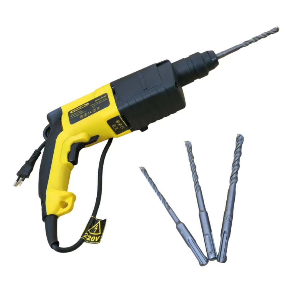 Martelete SDS Plus 800W 220V Bomvink BOM-9558 Profissional para Perfuração e Demolição Leve