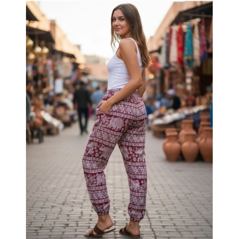 Calça saruel indiana yoga unissex free size importadas