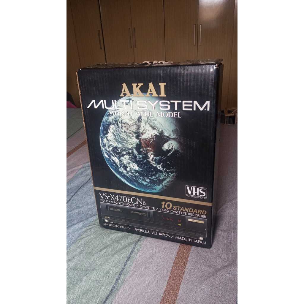 Vídeo Cassete Akai VS-x470EGNb Multi System #